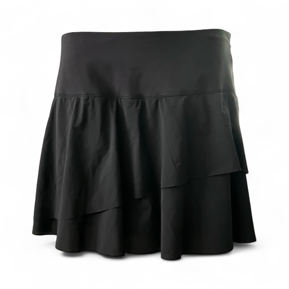 Athleta Women's Black Layered Skort